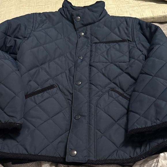 J Crew Navy Quilted Jacket - Picture 3 of 4